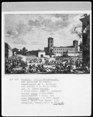 Der Aufstand in Pavia: Kampfszenen am 26.05.1796
