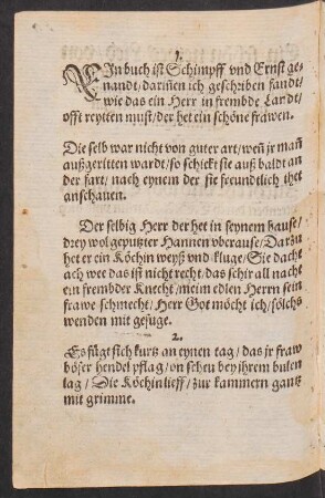 EJn buch ist Schimpff vnd Ernst ge=||nandt/ darinen ich geschriben fandt/ ||