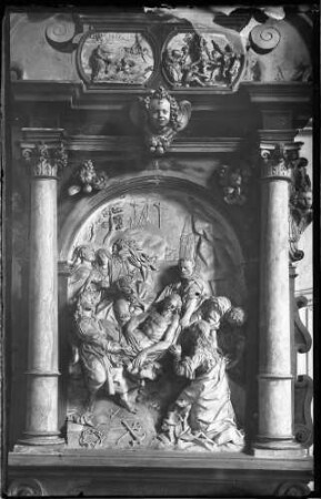 Großcomburg Katholische Kirche Sankt Nikolaus Peter und Paulsaltar (um 1710/1712)