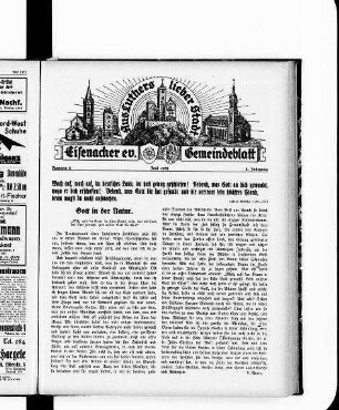 Eisenacher evangelisches Gemeindeblatt : Juni 1932
