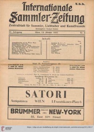 Nr. 2 (15. Jänner)
