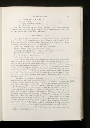 Miscellaneous notes