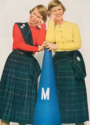 Modeaufnahme, Tearsheet, Frontispiz (Mademoiselle)