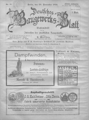 51. Jahrgang, Nr. 33.