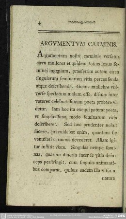 Argumentum Carminis