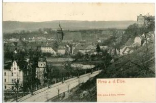 Pirna. Blick auf Pirna