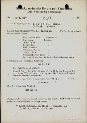 Strobel, Maria