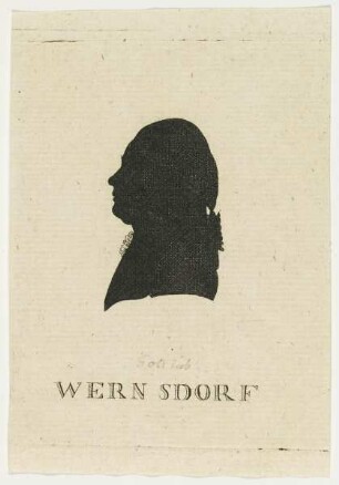Bildnis des Gottlieb Wernsdorf