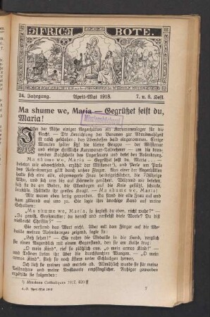 April-Mai 1918. 7. u. 8. Heft