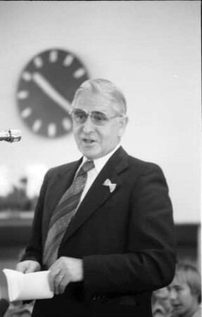 Basel (Schweiz): Ansprache Präsident
