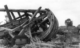 Treuenbrietzen-Zeuden. Trümmer einer Windmühle