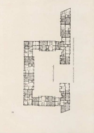 Grundriss: Hindenburgdamm. Grundriss des Obergeschosses