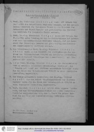 November / Dezember 1952