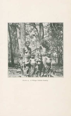 Plate 14. A Village Veddah family