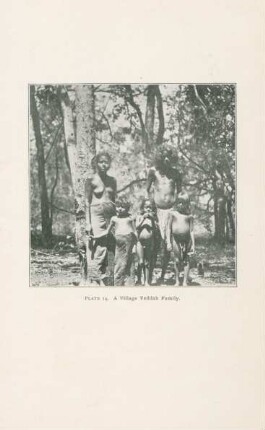 Plate 14. A Village Veddah family
