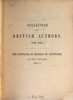 The Constable de Bourbon, 1