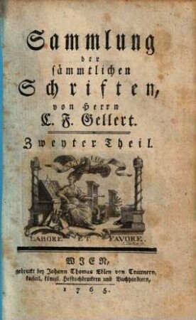 Sammlung der sämmtlichen Schriften, 2