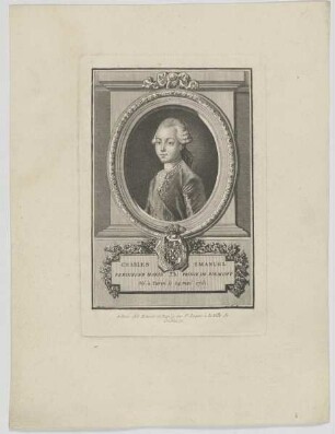 Bildnis des Charles Emanuel IV., Herzog von Savoyen