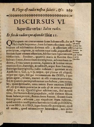 169-179, Discursus VI