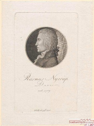 Rasmus Nyerup aus Dänemark; geb. 1759