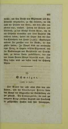 25. Schweizer. (1358-1411)