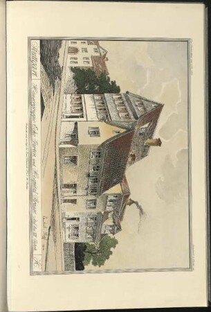 H. Häusergruppe Ecke Garten und Hospital Strasse
