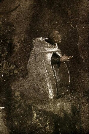 Sarazenenüberfall vor dem Rundtempel des Elias auf dem Berg Karmel