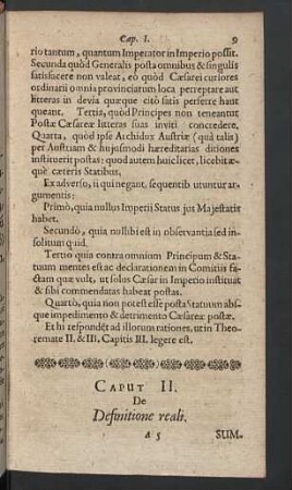Caput II. De definitione reali.