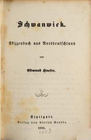 Schanwiek : Skizzenbuch aus Norddeutschland