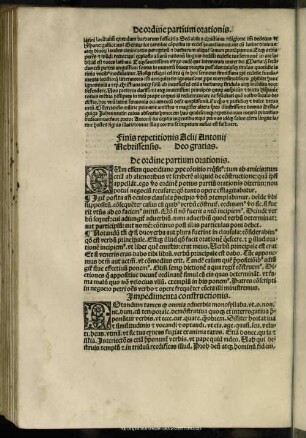 De ordine partium orationis