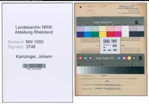 Entnazifizierung Johann Kainzinger , geb. 08.02.1921 (Kaufm.Angestellter)