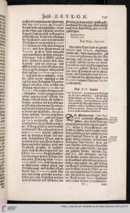 Das XIX. Capitel