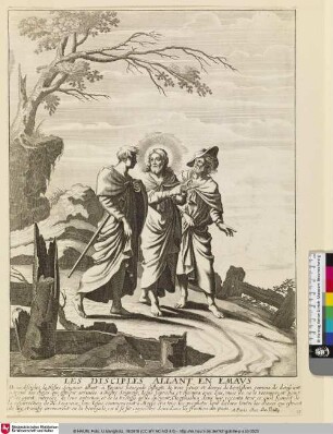 Les Disciples allant en Emmaus [Zwei Jünger gehen nach Emmaus]
