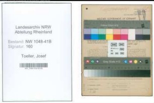 Entnazifizierung Josef Toeller , geb. 17.08.1895 (Feuerwehrmann)