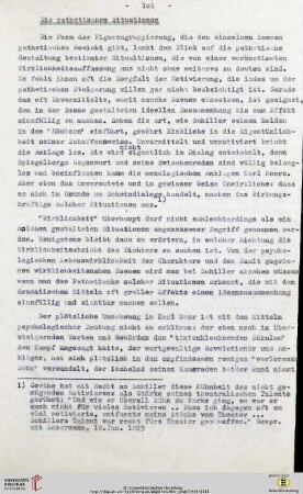 Die pathetischen Situationen