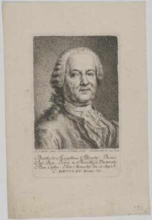 Bildnis des Balthasar Augustinus Albrecht