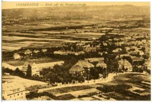 Cossebaude. Blick auf die Weinbergstraße