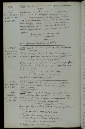 Übersendung des Reisepasses von Professor Zacharias.