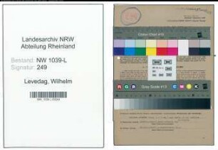 Entnazifizierung Wilhelm Levedag , geb. 13.01.1898 (Steuerhelfer)