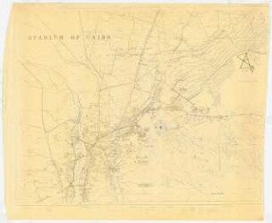 Sportfield Kairo: Lageplan 1:25000, (von Inv.nr. 39368)