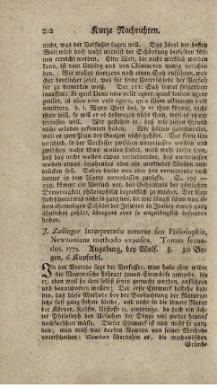 Interpretatio naturae seu Philosophia, Newtoniana methodo exposita. Tom.II.