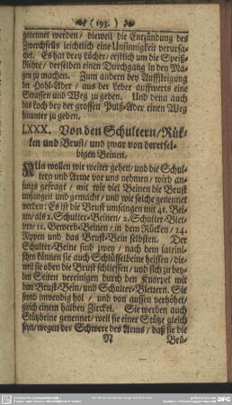 LXXX. Von den Schultern, Rücken und Brust, und zwar von dererselbigen Beinen