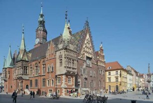 Rathaus, Breslau, Polen
