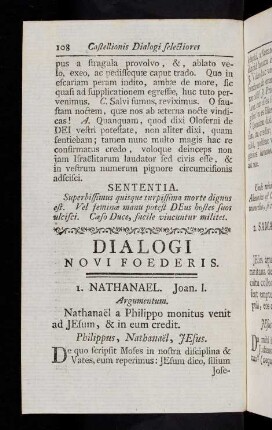 108-166, Dialogi Novi Foederis