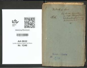 Subpartition des Gewerbeausschlags an der Kontribution von zwölfMillionen Livres durch den Stadtrat zu Bonn