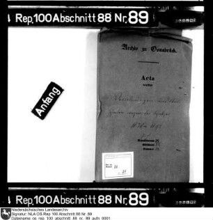 Verordnungen und Ausschreiben des Schatzes
