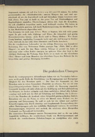 Die praktischen Übungen