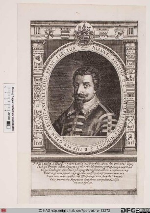 Bildnis Johann Adam (von Bicken), 1601-04 Kurfürst u. Erzbischof von Mainz