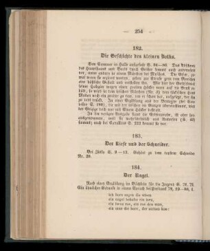 182. Die Geschichte des kleinen Volks.