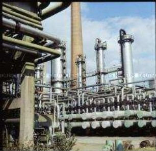 VEB Petrolchemisches Kombinat (PCK) in Schwedt/Oder